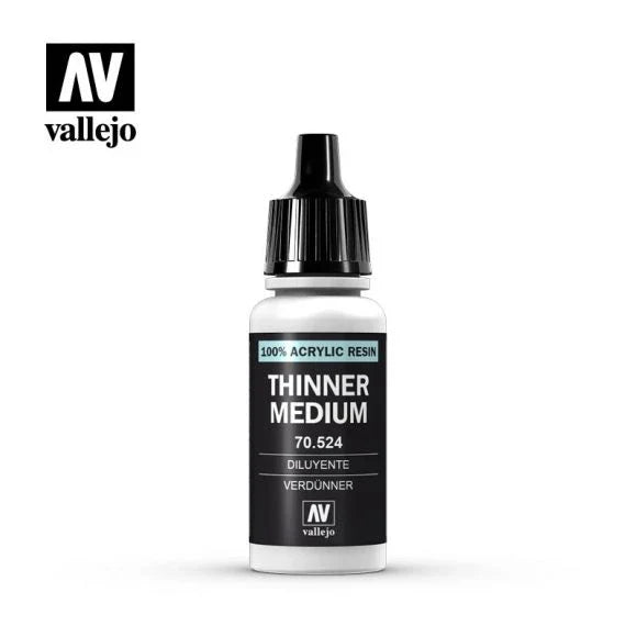 Vallejo Auxiliary Products: Thinner (70.524) - 17ml