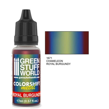 Green Stuff World - Chameleon Metal Paint Royal Burgundy 1671 for Models and Miniatures