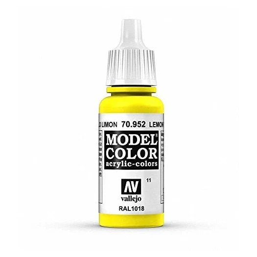 Vallejo Model Color Acrylic Paint, Lemon Yellow