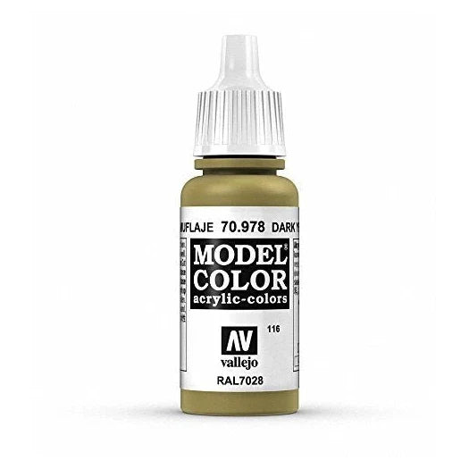 Vallejo Model Color: Dark Yellow (70.978) - 17ml