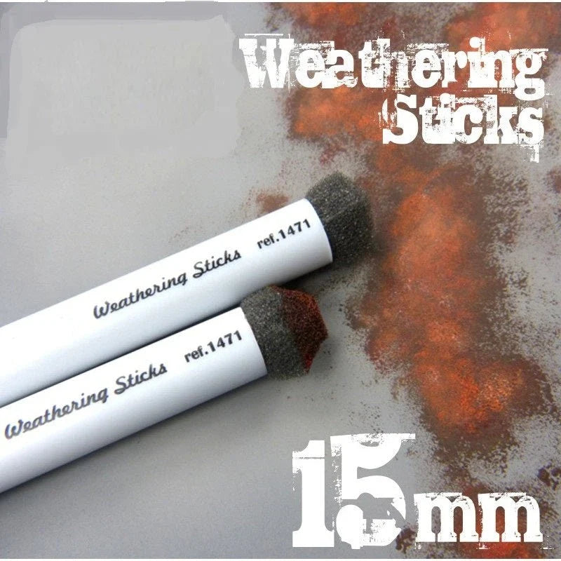 Green Stuff World for Models and Miniatures Weathering Sticks 15mm 9312