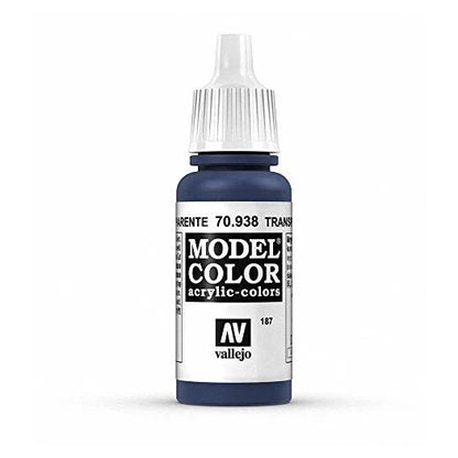 Vallejo Model Color: Transparent Blue (70.938, 17ml)