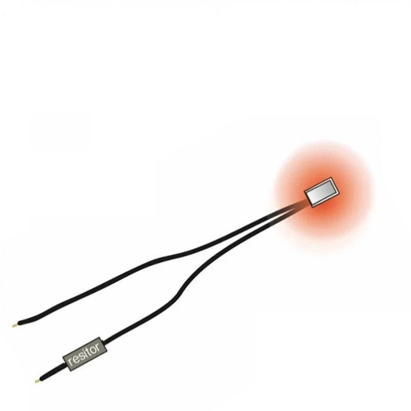 Green Stuff World for Models and Miniatures Red LED Lights - 2mm 1385