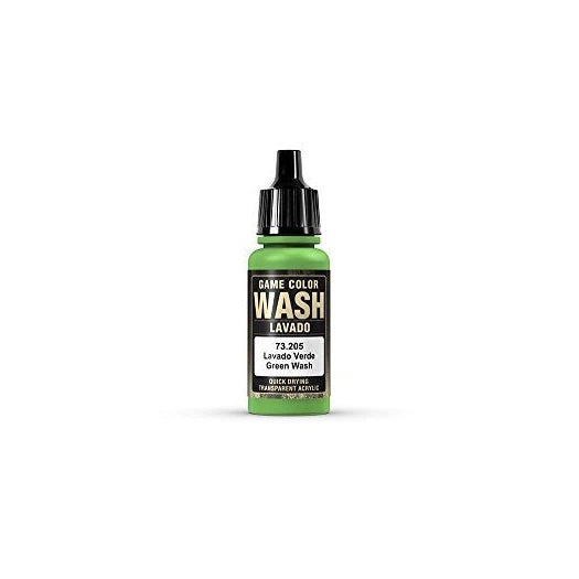 Vallejo Game Color: Green Wash (73.205) - 17ml