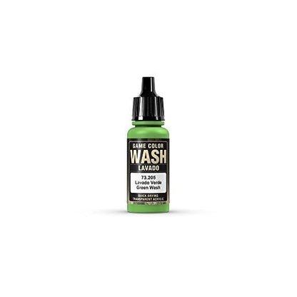 Vallejo Game Color: Green Wash (73.205) - 17ml