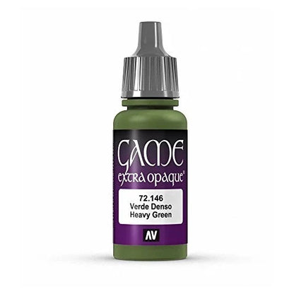 Vallejo Game Color Heavy Green X-Opaque Paint, 17ml