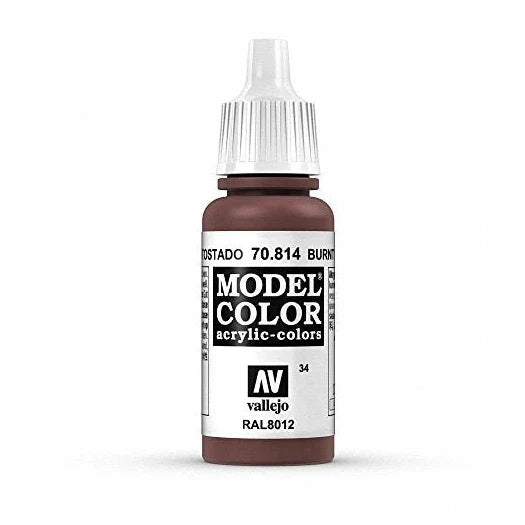 Vallejo Model Color: Burnt Red (70.814) - 17ml