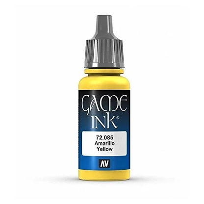 Vallejo Game Color Yellow Ink Paint, 17ml