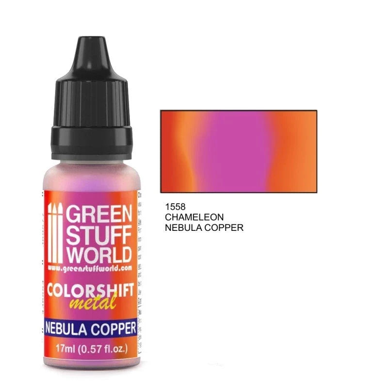 Green Stuff World - Chameleon Metal Paint Nebula Copper 1558 for Models and Miniatures