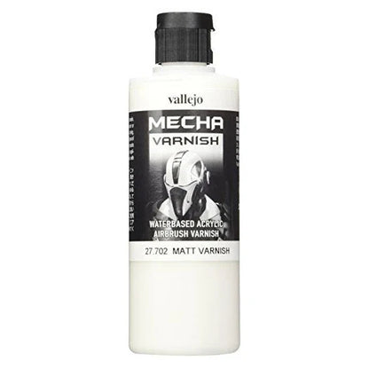 Vallejo Mecha Matt Varnish 200ml Mecha Acrylic