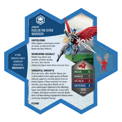 Raelin the Kyrie Warrior Promo Army Card