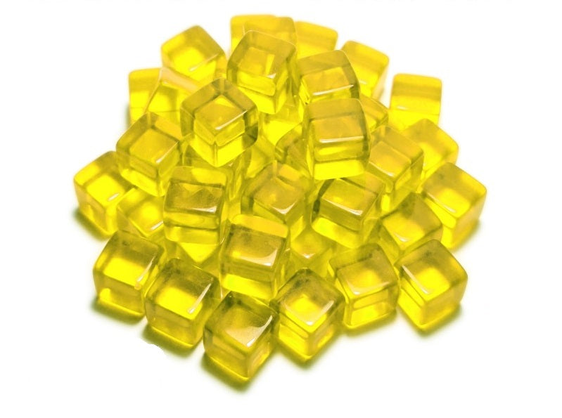 Green Stuff World Yellow Cube tokens 1563