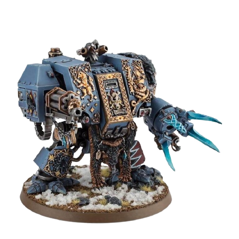 Bjorn the Fell-Handed/Murderfang/Space Wolves Venerable Dreadnought (New on Sprue)